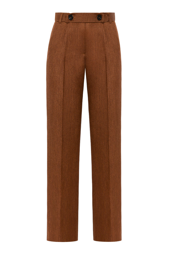 Tailored Brown Pants