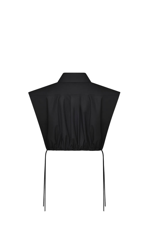 Load image into Gallery viewer, Black Crop Shirt
