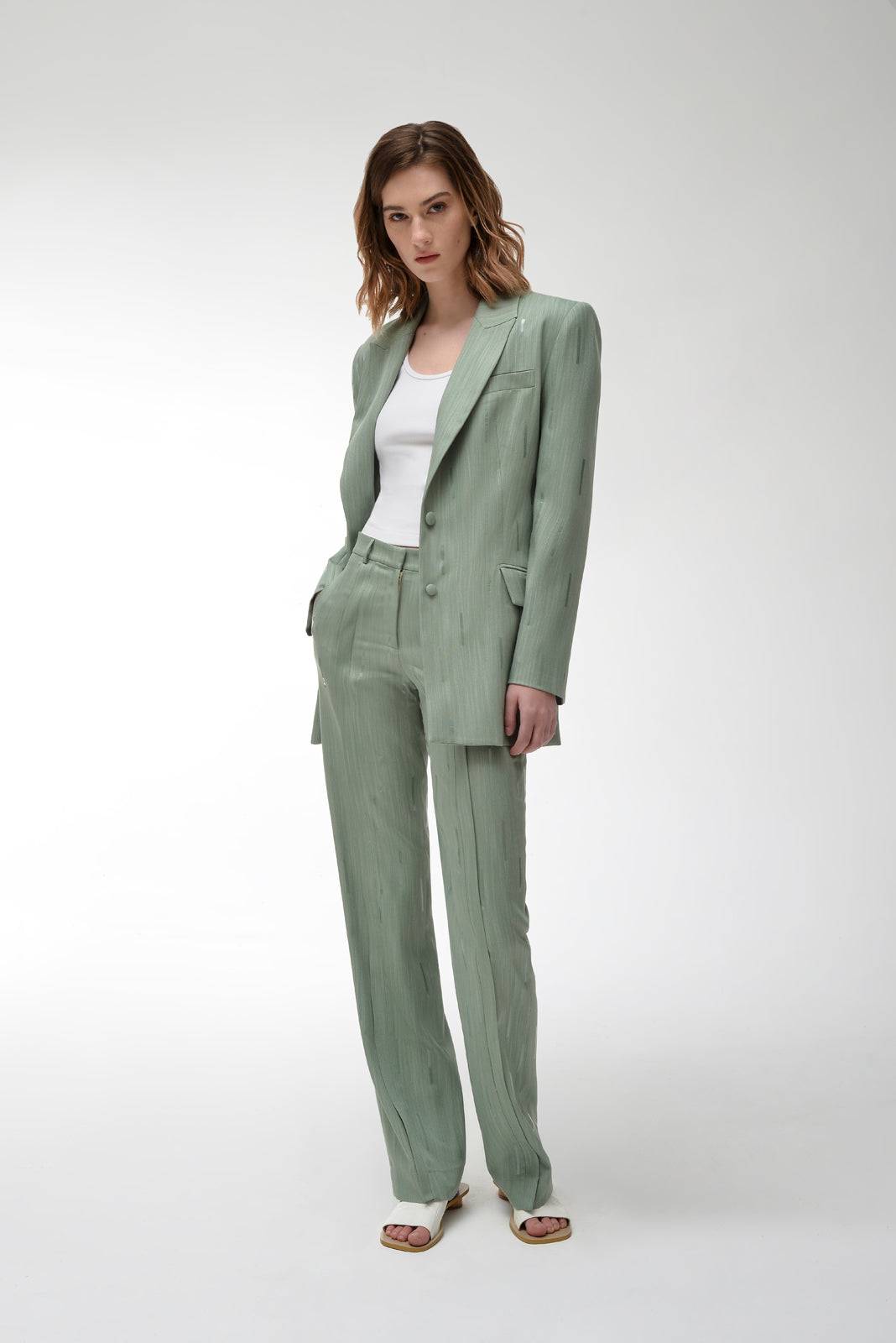 Light Green Flexy Pants