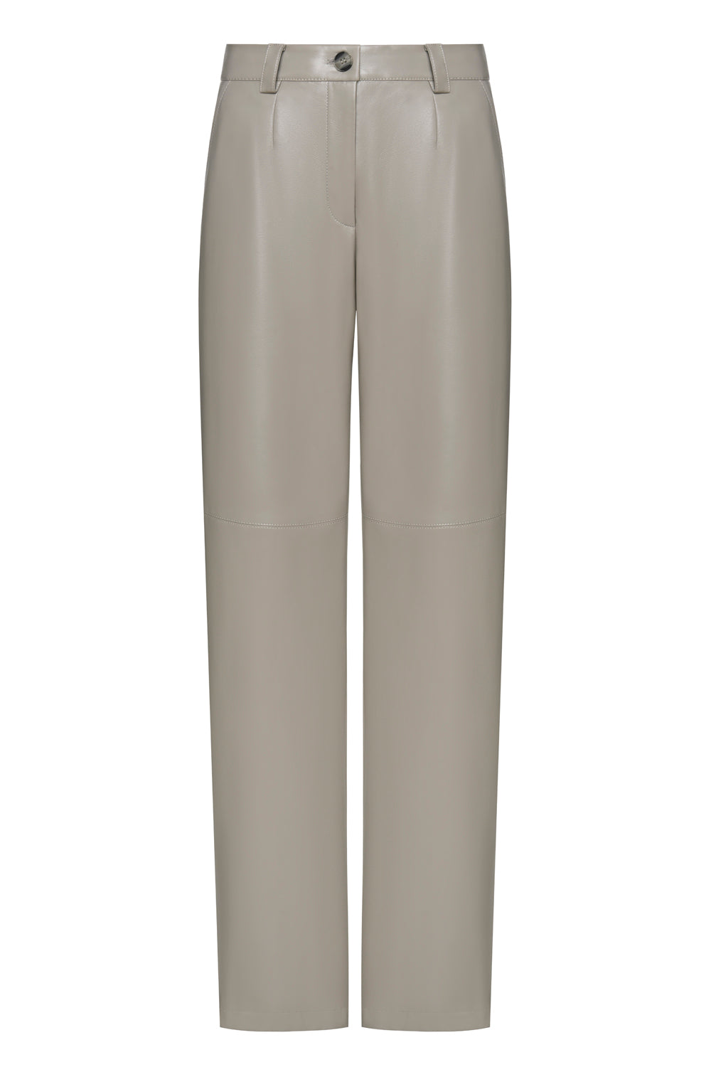 Load image into Gallery viewer, Gray Faux Leather Pants
