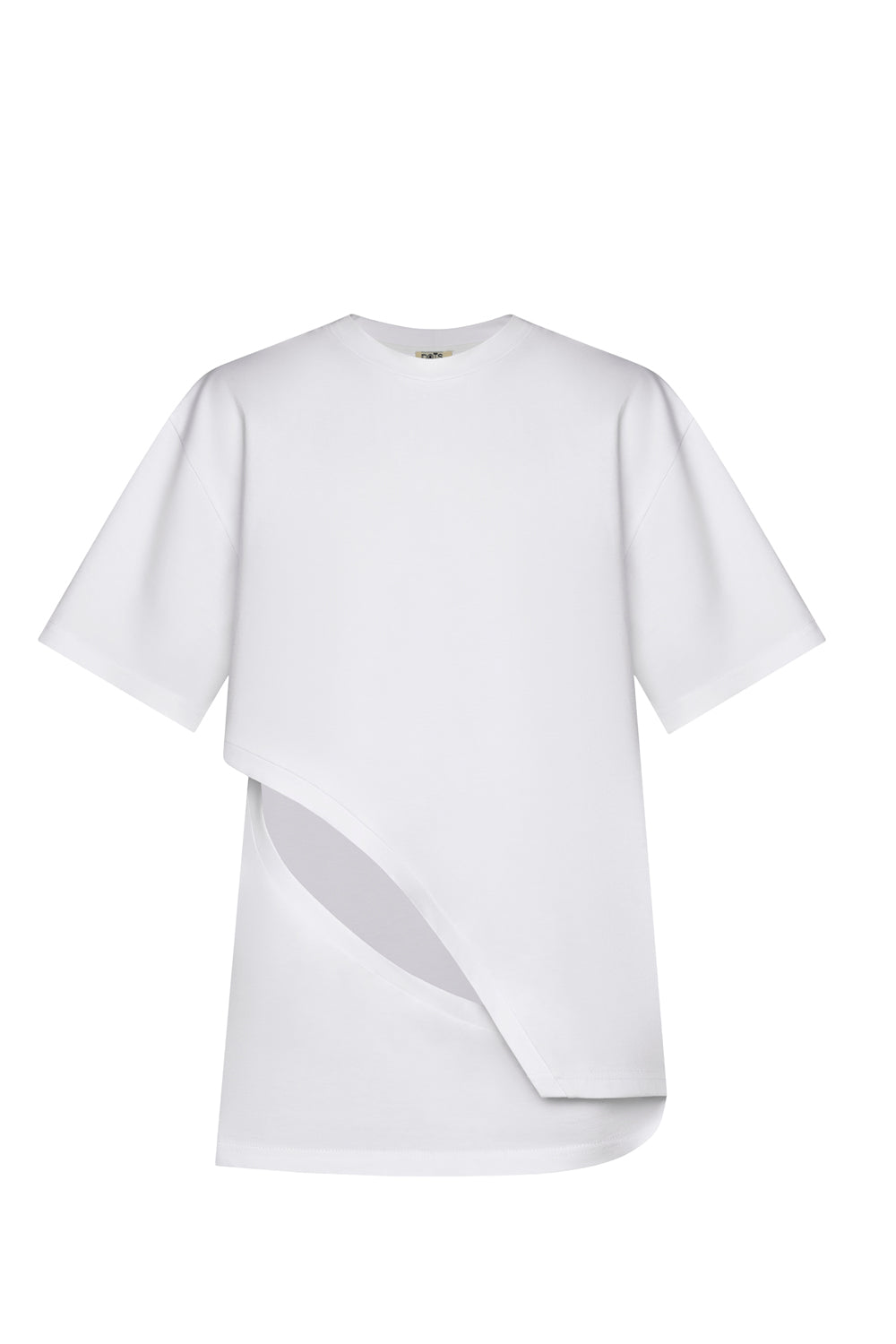 Load image into Gallery viewer, Cut Detailed White t-Shirt
