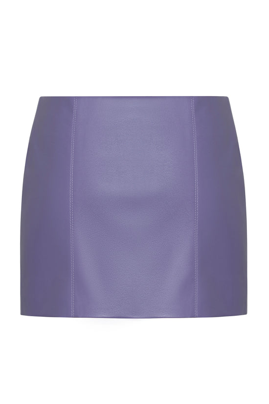 Faux Leather Mini Skirt